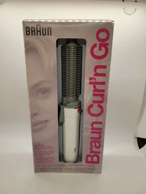 New Vintage Braun Curl N Go 3/4” Barrel Cord-Free Cordless Curling Iron GCC 50 - Image 1 of 3
