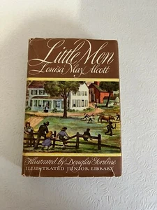 Little Men Louisa May Alcott Hardcover Book 1946 With Dust Jacket  - Picture 1 of 12