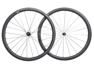 DT Swiss 350 Sapim Carbon Wheels 38mm Clincher Road Bike 700C UD Matt Rim brake - Picture 1 of 8