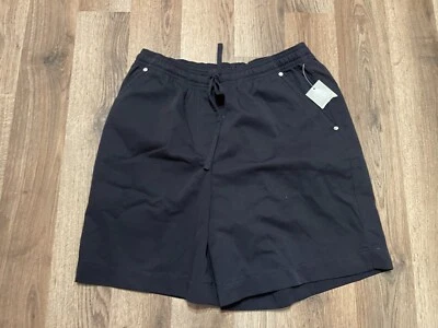 Pantalones Cortos Studio Works, Para Mujer Talla 4P Petite, Negros, Cintura Atada Foto 1 de 4