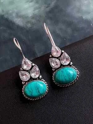 Minimalist monalisa stone earring - Image 1 of 3