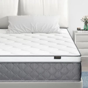 Mattress 14" Hybrid Gel Memory Foam Mattress Pocket Spring Medium Firm King Size - Picture 1 of 12