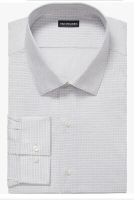 Van Heusen Men's Fit Dress Shirt Comfort Performance Stretch (Big and Tall) Sz22 - Image 1 of 3