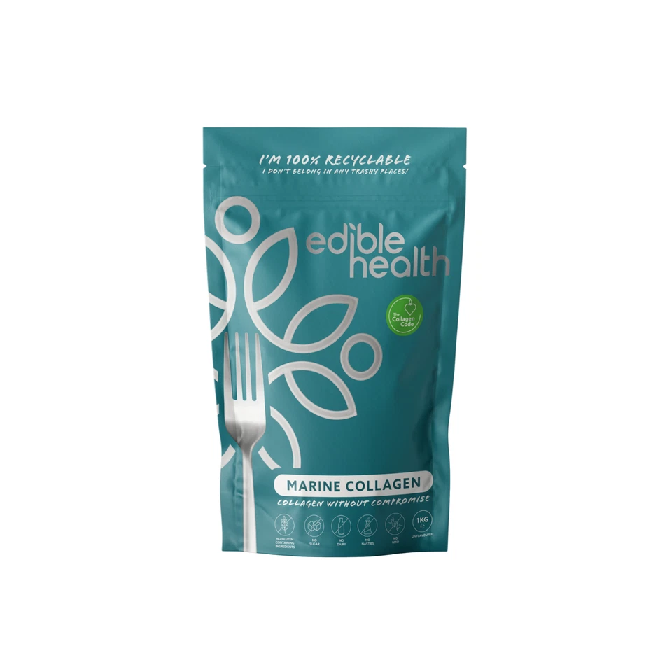 EDIBLE HEALTH - High Protein Marine Collagen Powder, Quality Collagen Powder