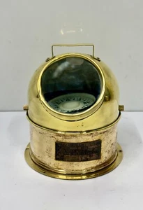 Nautical Daiko Antique Maritime Navigation Brass Boat Compass - Made in Japan - Picture 1 of 11