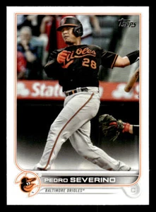 2022 Topps #72 Pedro Severino Card Baltimore Orioles - Picture 1 of 2
