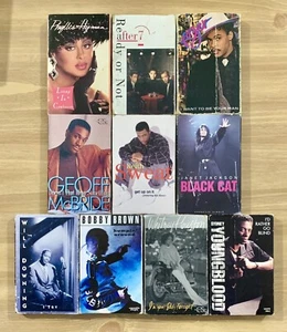 Cassette Tape Singles ~ 10X ~ Var. Artists ~ Var. Years ~ Var. Genres ~ !L🔴🔴K! - Picture 1 of 4