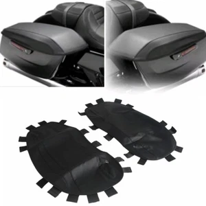 Side Saddlebag Lid Leather Covers Lids Case For Harley CVO Road Glide FLTRXSE 23 - Imagen 1 de 7