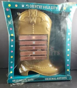 RARE 90s Country Gold Hits Metacom 5 Cassette Tapes Boot Case Original Box Music - Imagen 1 de 7