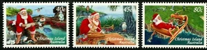 1997 Christmas Island Christmas Issue Set Of 3 Stamps MNH, Clean & Fresh - Bild 1 von 1