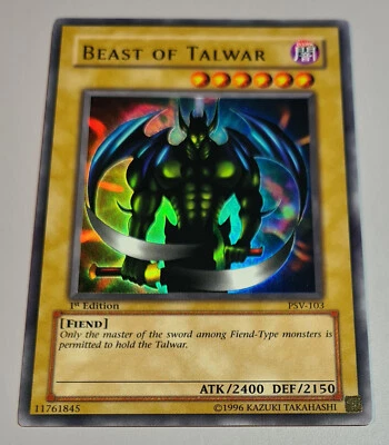 Beast of Talwar # PSV-103 1.Auflage Ultra Rare Pharaoh's Servant 2002 EN N.Mint - Bild 1 von 4