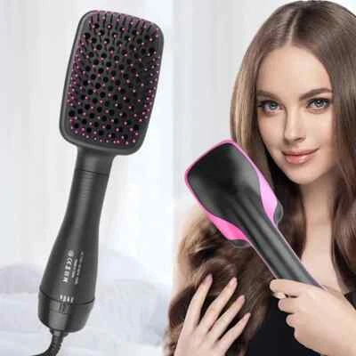BRANDED Hair Dryer Brush Styler Electric Straightener Curler Comb Roller Beauty Salon UK