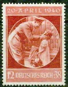 GERMANY (3RD REICH) – 1940– CHILD GREETING– VF ** - Picture 1 of 1