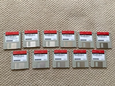 WORD PERFECT V6.1 1994 PERFECTOFFICE FOR WINDOWS 10 DISKS COMPUTER PC VINTAGE - Image 1 of 4