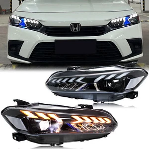 Conjunto de faros delanteros LED para proyector Honda Civic 2022-2026 11ª generación - Imagen 1 de 5