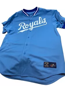 Kansas City Royals Cooperstown Collection Majestic Baseball Jersey Mens XL KC - Picture 1 of 9