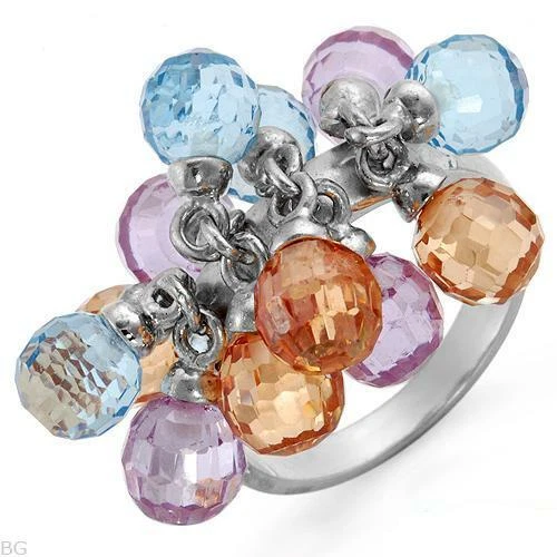 ANILLO DE RACIMO LAUREN G. ADAMS 925 SS 29 CTW PASTEL CZ Foto 1 de 1