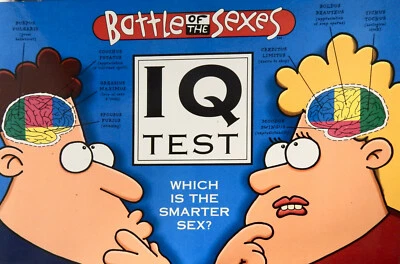 BATTLE OF THE SEXES IQ TEST Board Game 2003 Imagination Ent Ltd VGC - Image 1 of 4