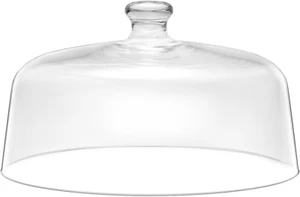 11Inch Clear Glass Cake Dome Cover, Suitable for Cake Stand Plates Transparent C - Picture 1 of 5