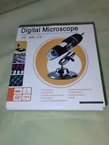NIB Digital Black Microscope USB 1000x Magnification - Picture 1 of 4