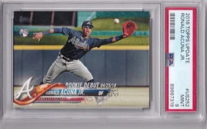 2018 Topps Update #US252 Ronald Acuna Jr. RC Graded PSA 9 MINT - Picture 1 of 3