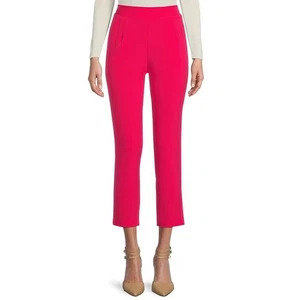 Dillards Takara Hot Pink Straight Pull-On Trouser Pants Size Small NWT 💗✨💗 - Picture 1 of 10