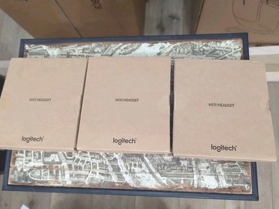 Lote de 3x Auriculares Logitech H111 Jack de 3,5 mm - NUEVO Foto 1 de 4