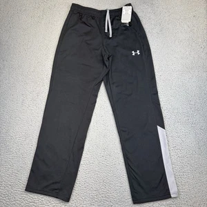 NEW Under Armour Boys UA Brawler Pants Black Sweatpant 1331693 Youth Size XL - Picture 1 of 13