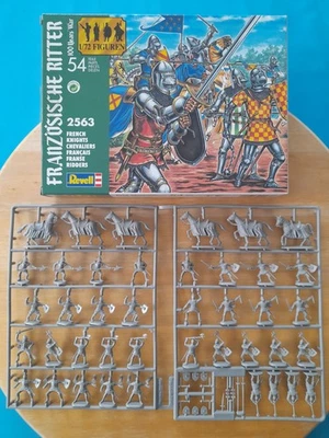 Revell 1/72 FRENCH KNIGHTS 100 Years War Medieval figures set 02563 Nr Complete - Image 1 of 4