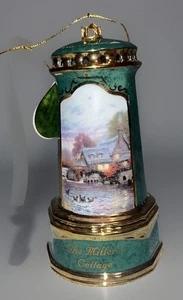Thomas Kinkade Seaside Reflections Ornament The Miller's Cottage grün 2001 sehr guter Zustand - Bild 1 von 6