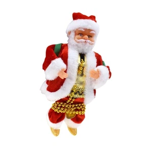 Climbing Santa Toy Hanging Christmas Doll Decor Christmas Electric Santa Claus - Picture 1 of 7