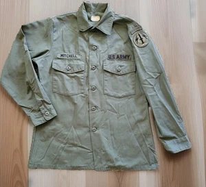 Vintage 70's U.S. Army Utility Shirt OG-507 Size 15 1/2 × 33 Vietnam War Era - Picture 1 of 6