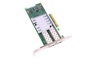 Dell Intel X520-DA2 Dual Port 10GbE Gigabit Ethernet Adapter 0XYT17 High Profile - Picture 1 of 3