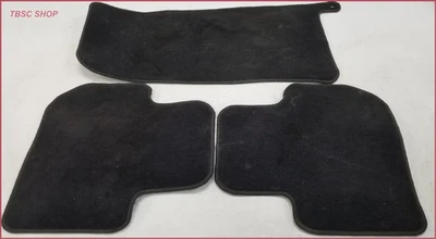 Juego de 3 alfombrillas de tela negra Jaguar XJ8 XJR VDP 1998 a 2003 Foto 1 de 4