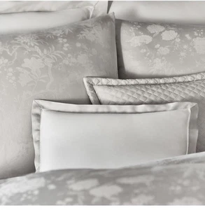 Ralph Lauren Bethany Jacquard Silver Standard Pillowcases. Brand New! - Picture 1 of 4