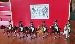 CBG Mignot Toy Soldiers Napoleonic French Chasseurs De La Guarde On Horseback - Picture 1 of 20