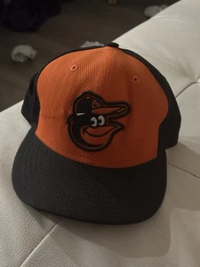 New Era Fitted 7 1/4 BALTIMORE ORIOLES Baseball Cap Orange Braun Mütze - Bild 1 von 1