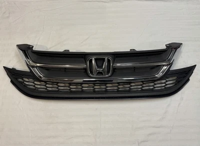 OEM 2010 2011 HONDA CR-V CRV Upper Center Grille Grill w/ Emblem 71121-SXS-A0 Foto 1 de 4