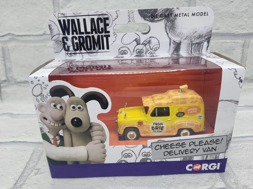 Corgi CC80506 Wallace & Gromit Austin A35 Van Cheese Please! 1:43 Diecast Model - Image 1 of 4
