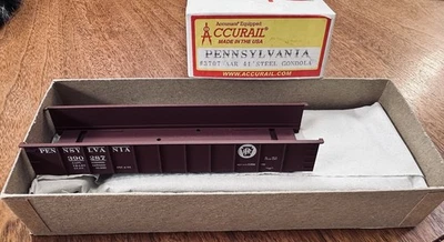 Accurail HO Kit #3707 AAR 41’ Steel Gondola Pennsylvania 390287 NOS NY - Image 1 of 4