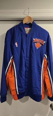 Mens Mitchell & Ness NBA 1992-93 Authentic Warm Up Jacket New York Knicks - Image 1 of 4