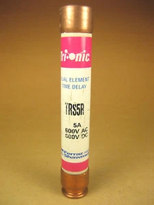 Ferraz Shawmut Tri-onic -  TRS5R -  Dual Element Time Delay Fuse - Picture 1 of 2