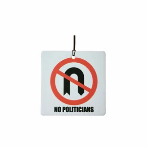 NO POLITICIANS Auto Lufterfrischer / Duftaufhanger - Bild 1 von 2
