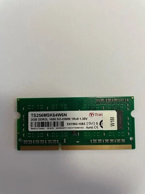 2GB DDR3L 1600 SO-DIMM (transcend: TS256MSK64W6N) - Image 1 of 2