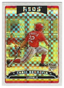 2006 Topps Chrome X-Fractor #276 Chris Denorfia Cincinnati Reds BV$4 - Picture 1 of 1