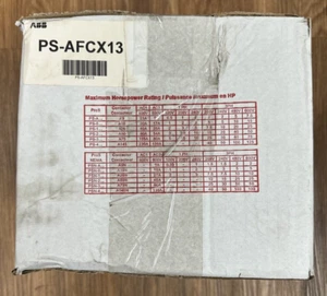 ABB PS-AFSX13 ENCLOSED CONTACTOR 25A 600V 3Ø **NEW IN BOX** - Picture 1 of 4