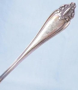 3 Rogers & Hamilton Silverplate Tablespoons Marquise Monogram B 1900 Antique - Picture 1 of 11