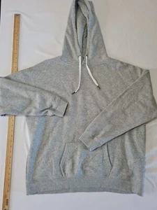Ladies Hoodie New Look Size 12 Long Sleeve Pockets Grey 13845 - Picture 1 of 16
