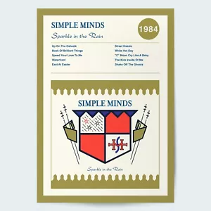 Simple Minds Sparkle in the Rain Fine Art Album Poster - Picture 1 of 2