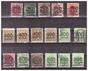 GERMAN REICH: 1923 Mi: DR-292 - 308 "Inflation Series - Original Packaging" - Picture 1 of 3